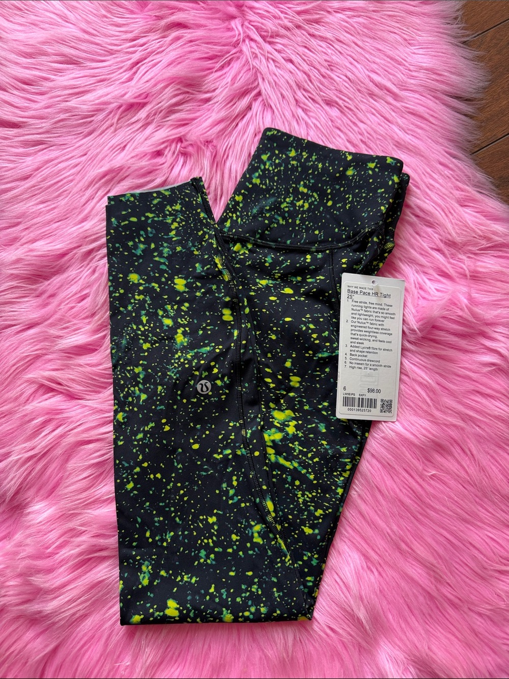 Size 6 Lululemon Base Pace High-Rise Running Tight 25"
Sparks Fly Multi